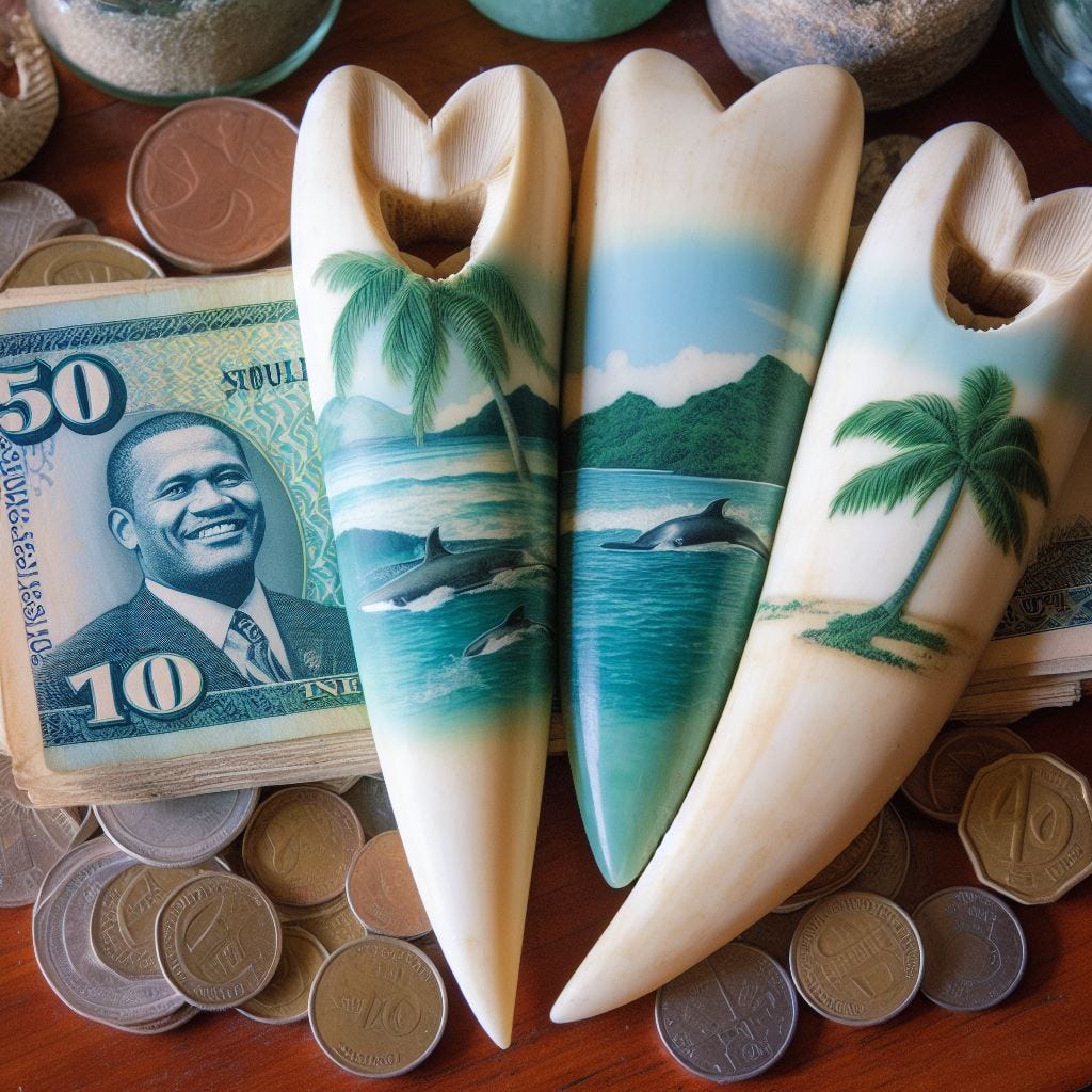 Whales' Teeth Currency in Fiji