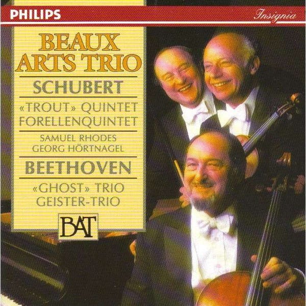 Beaux Arts Trio – Schubert 'Trout' quintet - Beethoven 'Ghost' trio – CD  (Digitally, Remastered, Stereo), 1992 [r11728851] | Discogs