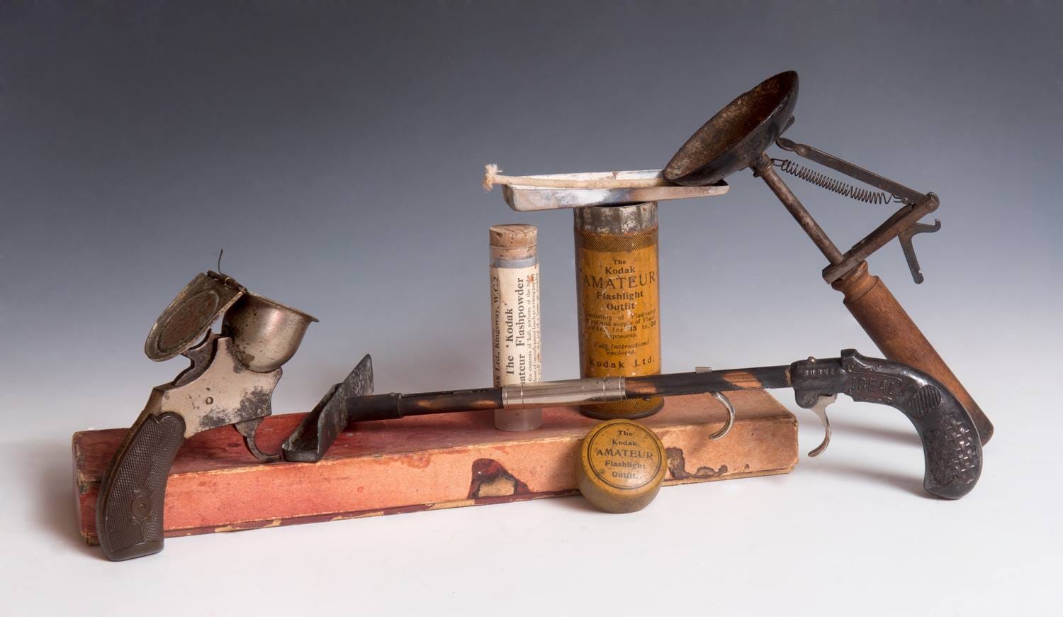 Flash Gun de magnésio de 1900