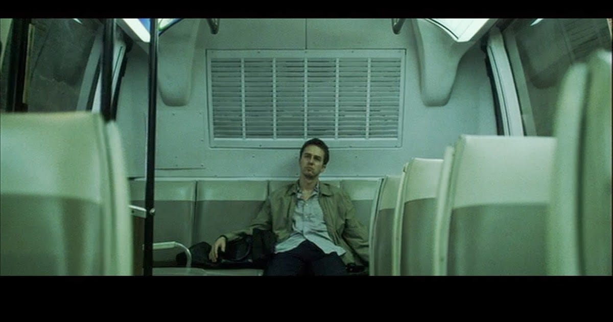 A2 Film Studies: Fight Club with Tyler Durden removed
