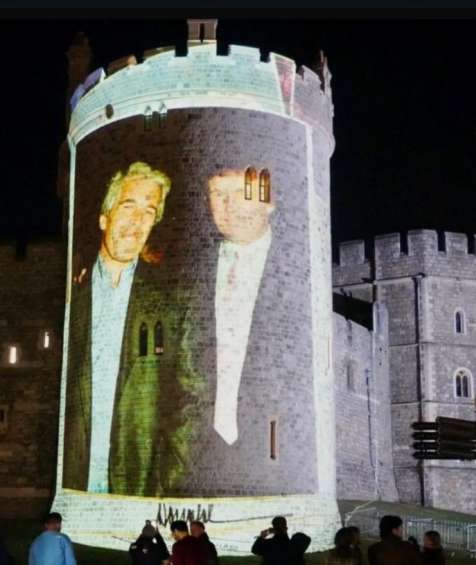 May be an image of 7 people, the Tower of London, castle and text