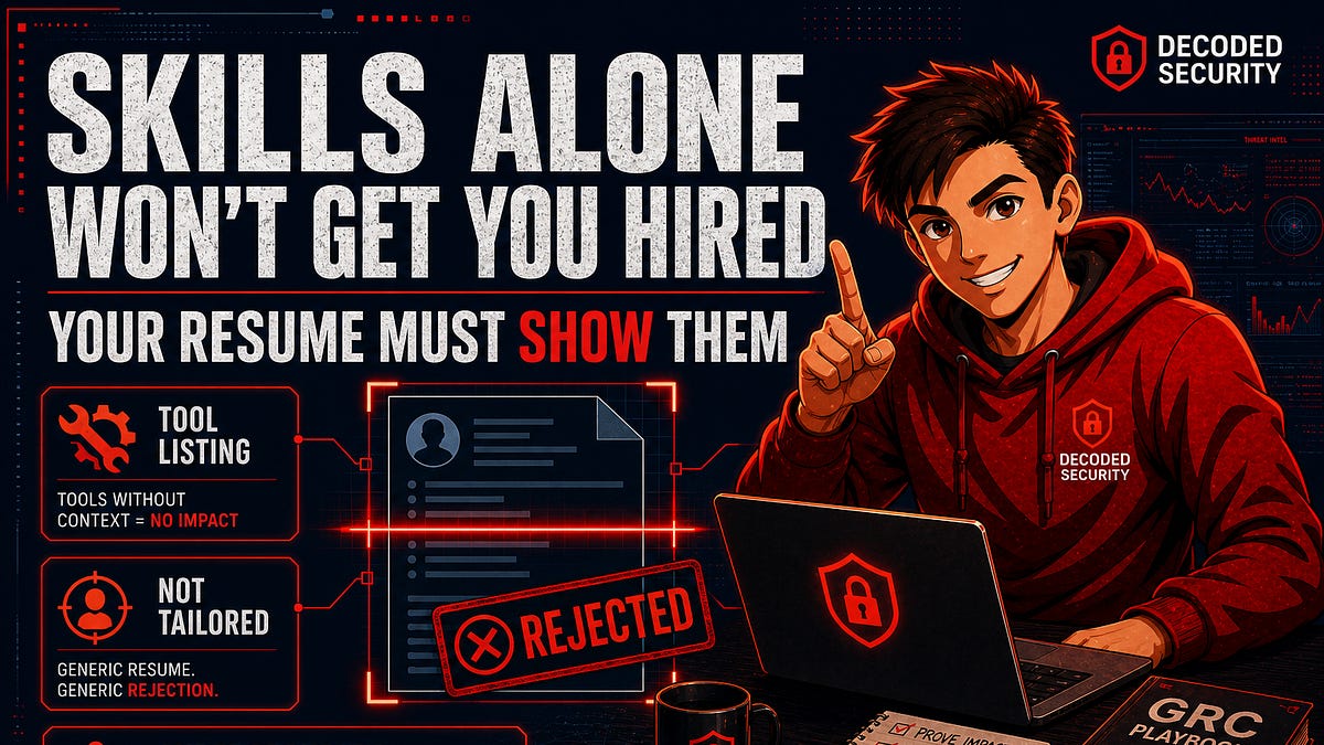 Your Cybersecurity Resume Is Getting Rejected for Reasons Nobody Tells You. I Will.