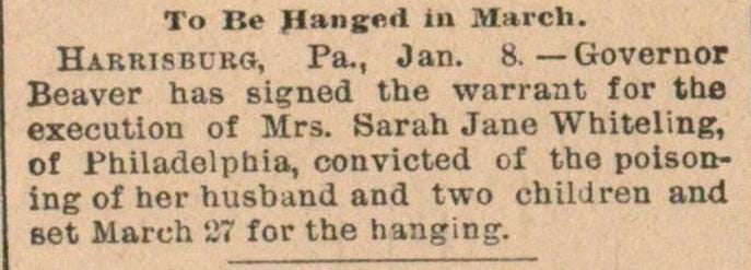 To Be Hanged In March | Ann Arbor District Library