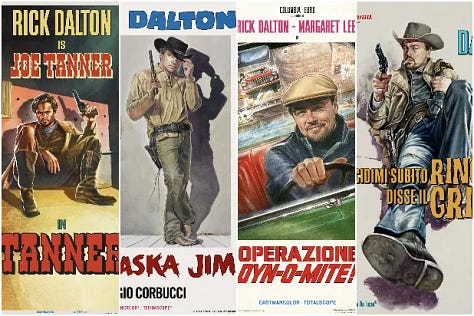 Ric Dalton posters; 30 Rock screenshot; Funky Juice photo