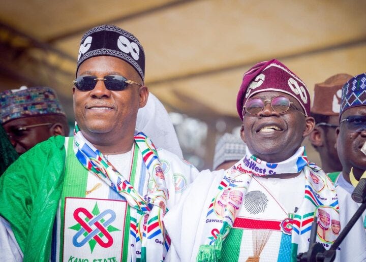Bola Tinubu and Kashim Shettima
