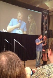 "Isn't he handsome?"