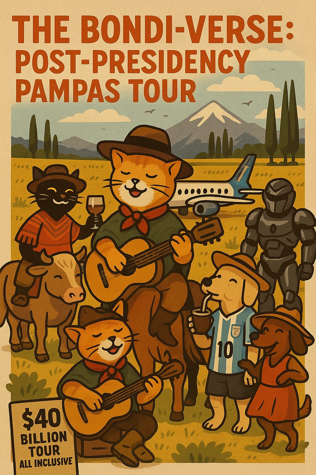 🟦 PAGE 1 – (Jet / Lowrider / Pan Bond stuff) Once there were Very Important Animals. They loved cameras, shiny toys, and saying, “Look at me!” They got a fancy jet, a fancy car, and a very cheap idea of the truth.