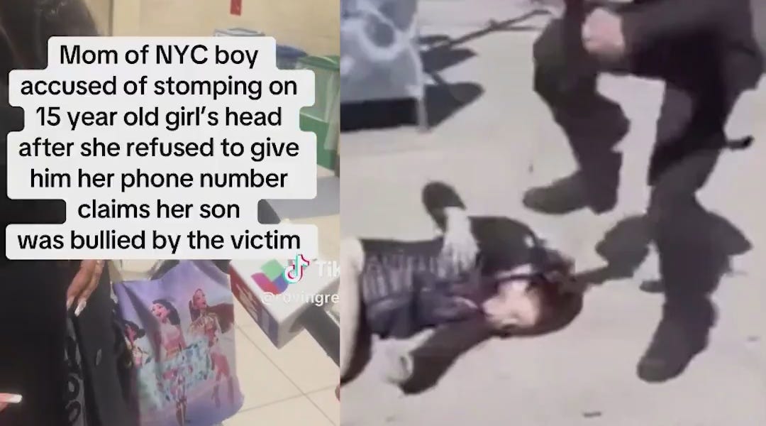 NYC Mom Defends Son Who Stomped Girl’s Head — Claims He’s The Victim