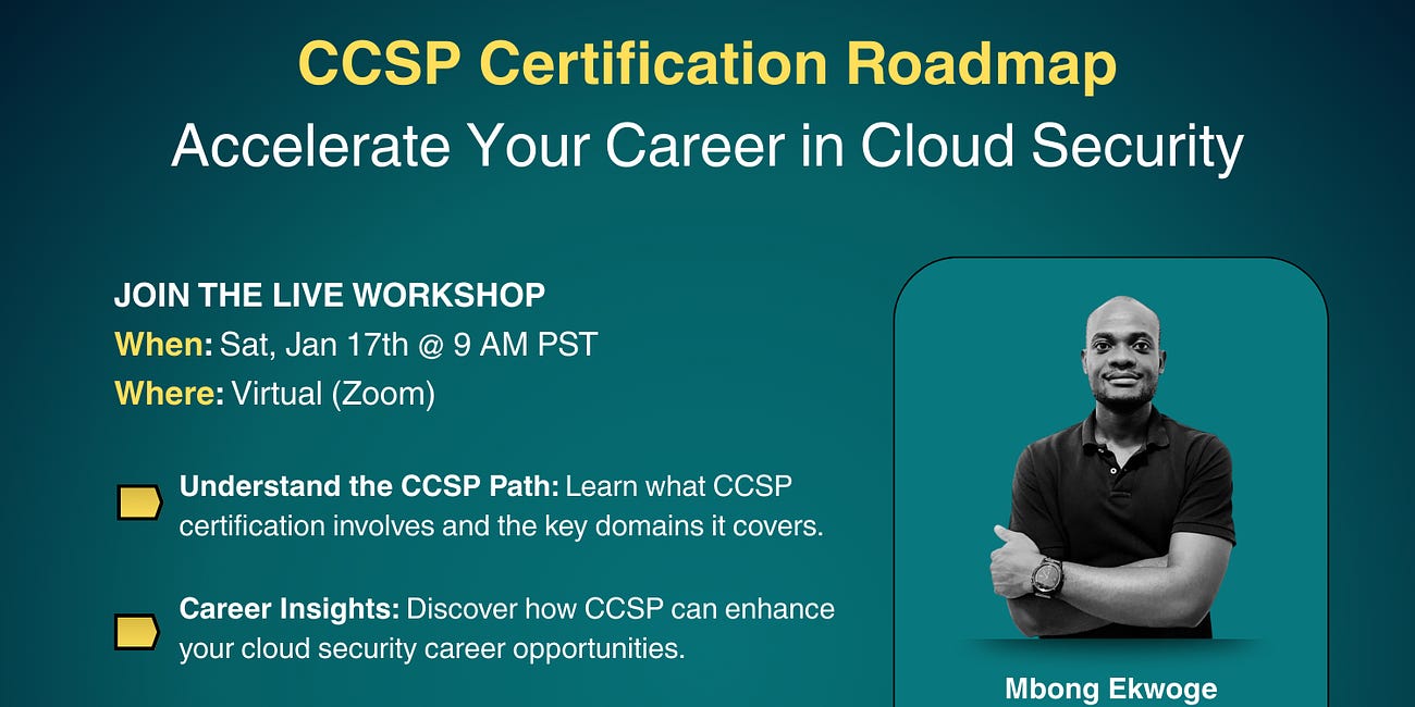 CCSP Certification Roadmap: Start Your Career in Cloud Security (Live Workshop)