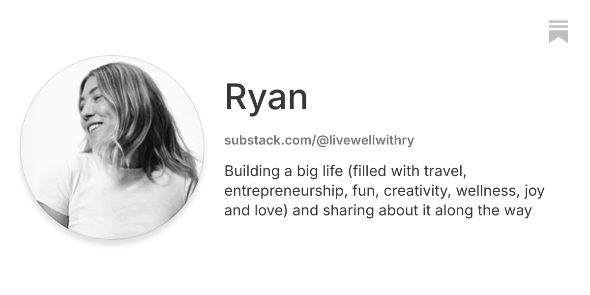 Ryan | Substack