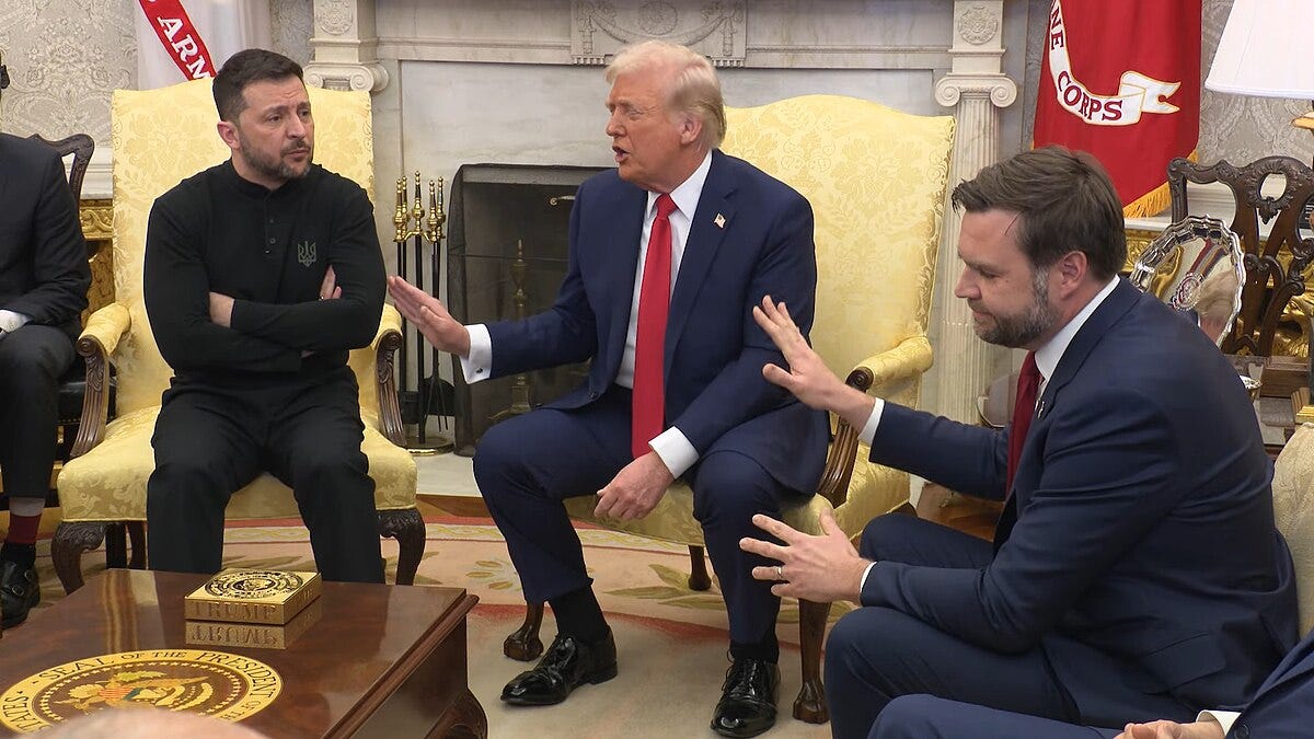 2025 Trump–Zelenskyy Oval Office meeting - Wikipedia