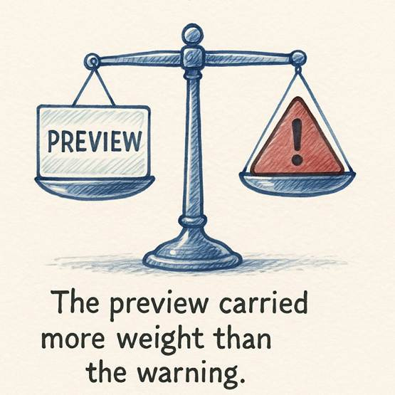 A drawing of a scale with a sign and a warning sign

AI-generated content may be incorrect.