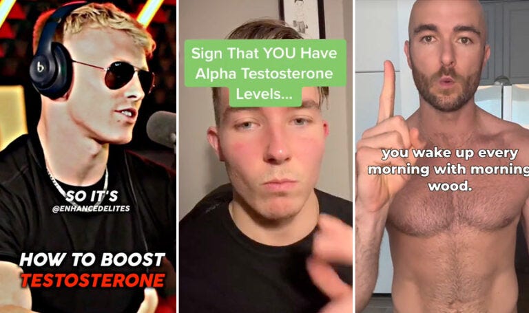 Young men are turning to testosterone boosters in new Tik... Young men are turning to testosterone boosters in new Tik...