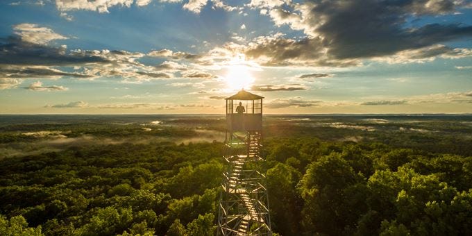 Mountain Fire Lookout Tower | Travel Wisconsin