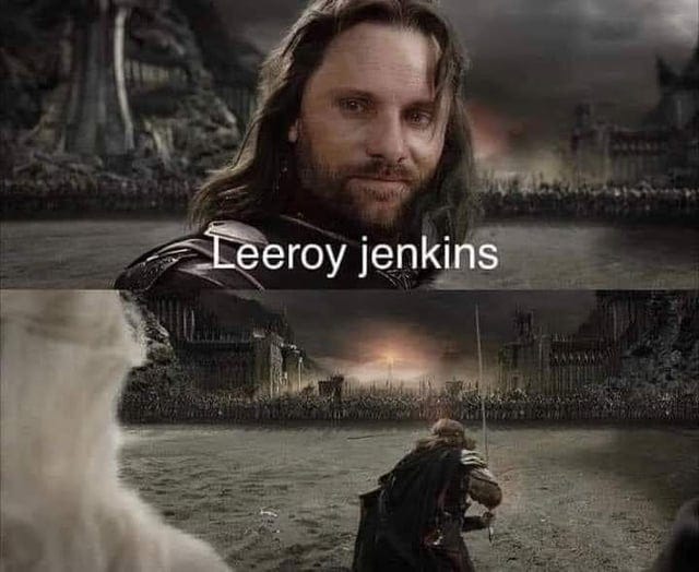 A piece of history that no one will ever forget : r/lotrmemes