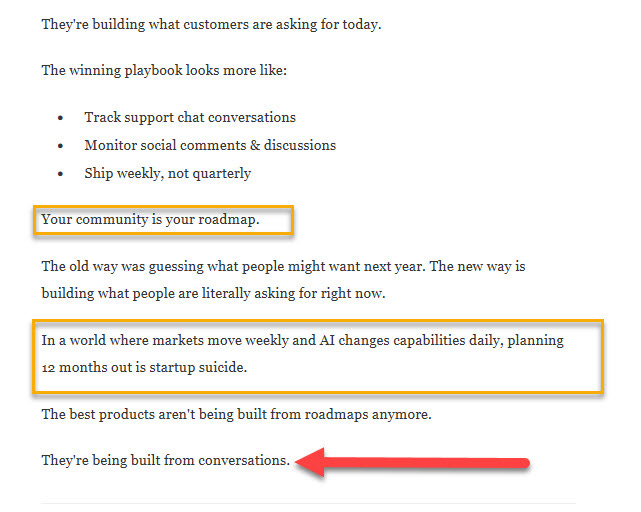 Screenshots from  Greg Isenber's newsletter