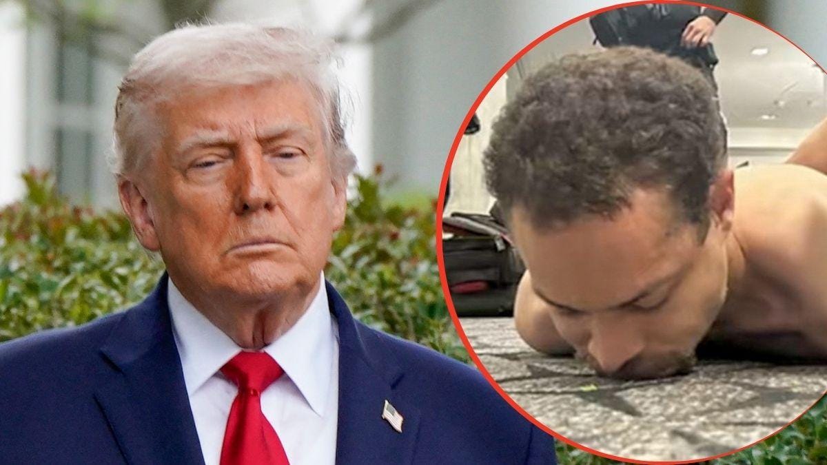 split image of Donald Trump and Cole Allen split image of Donald Trump and Cole Allen
