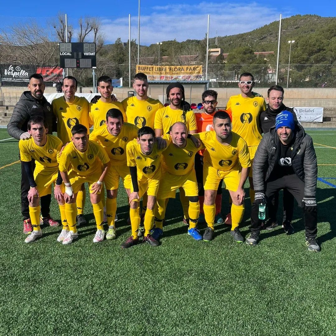 Los jugadores del Hércules Paralímpico posan antes de un partido