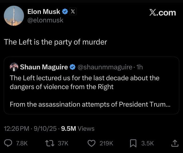 r/EnoughMuskSpam - The Left is the party of…