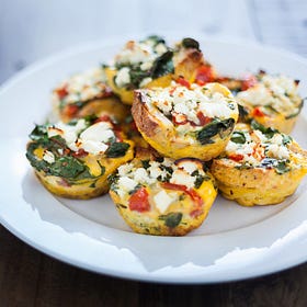 Make-Ahead Egg and Spinach Muffins