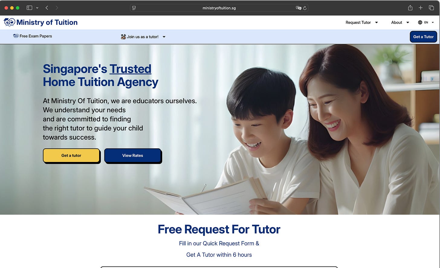 Applying for Tuition Assignments in MinistryOfTuition