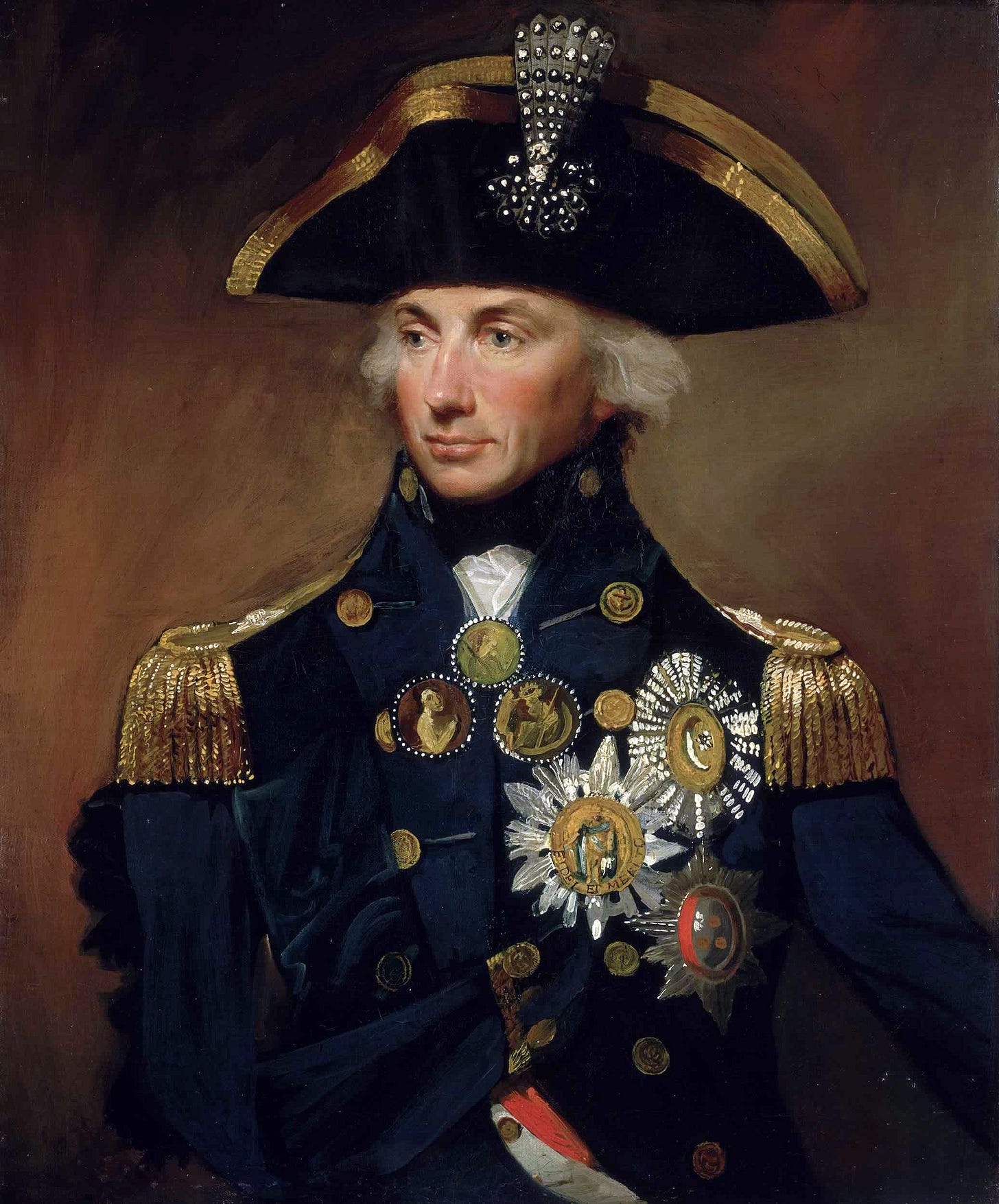 Lord Nelson’s painting was published as early as 1898 in: Sladen, Douglas (1898). "The Nelson Centenary" by Lemuel Francis Abbott Lord Nelson’s painting was published as early as 1898 in: Sladen, Douglas (1898). "The Nelson Centenary" by Lemuel Francis Abbott