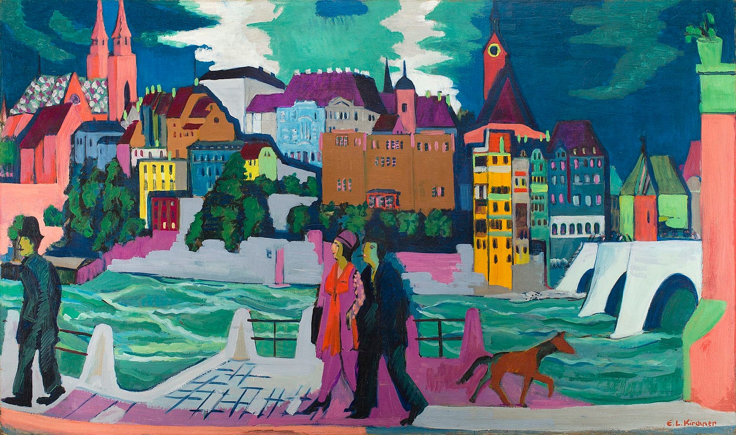 View of Basel and the Rhine, 1927-28, Saint Louis Art Museum View of Basel and the Rhine, 1927-28, Saint Louis Art Museum