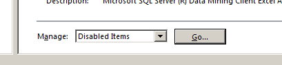 excel options enable a disabled item data mining excel options enable a disabled item data mining