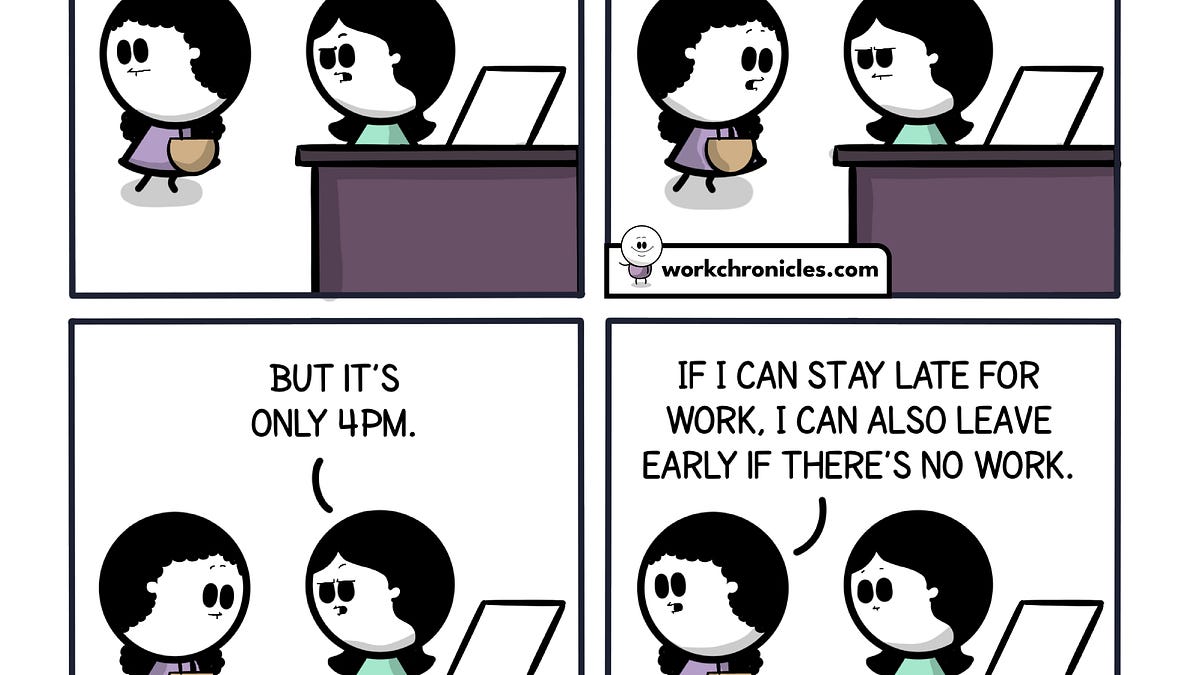 (comic) If you're done, leave.