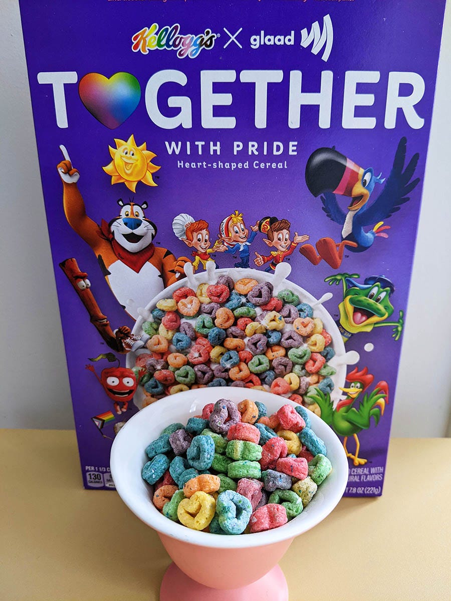 Quick Review: Kellogg's Together with Pride Cereal - Cerealously