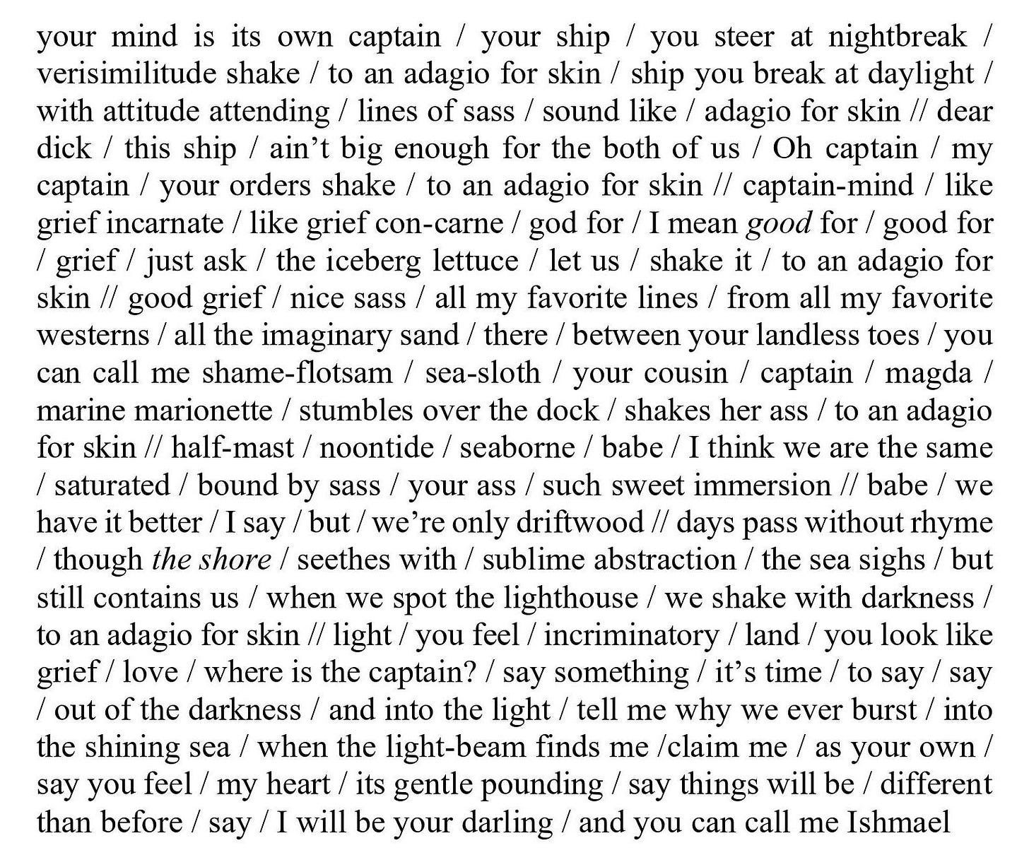 Today's poem was uploaded as an image in order to preserve the formatting. Today's poem was uploaded as an image in order to preserve the formatting.