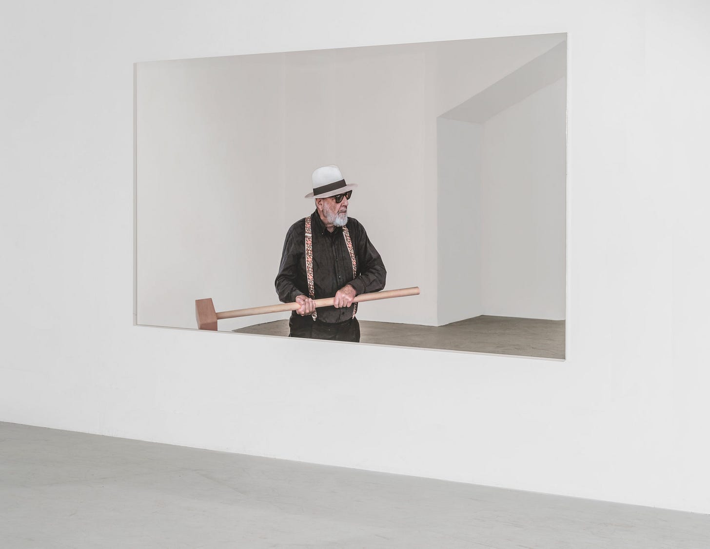 Michelangelo Pistoletto's Rottura dello specchio—azione 2 ...