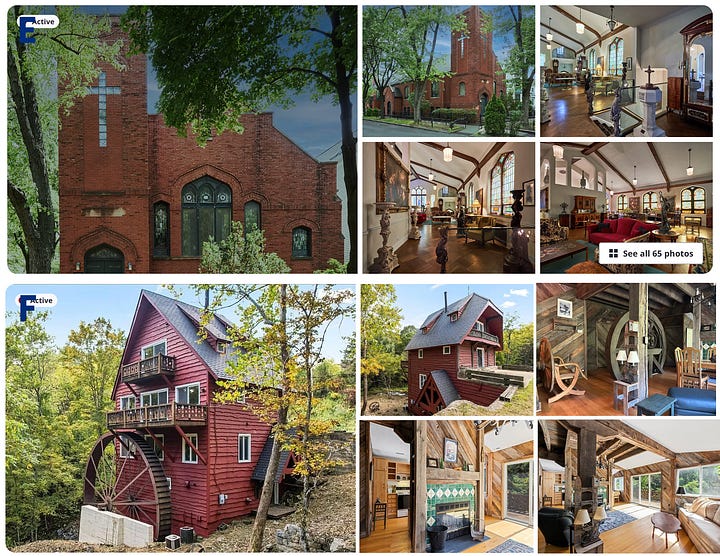 Expensive adaptive reuse in the US.