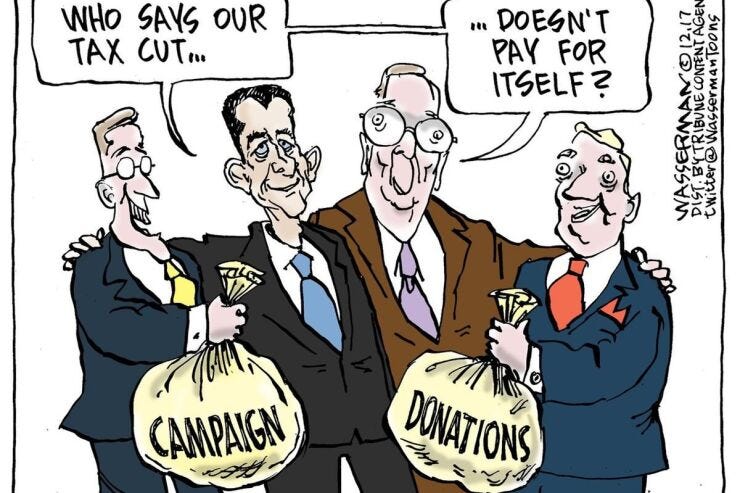 20 political cartoons on the Republican tax bill and more - Deseret News