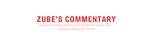 Zube's Commentary