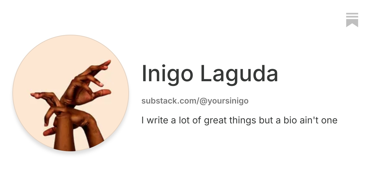 Inigo Laguda | Substack