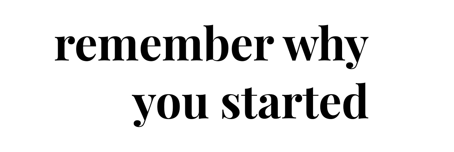 remember why you started. For more inspiration, quotes and tips on self-love and business for girlbosses and female creatives check out yessupply.co.
