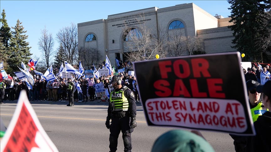 Protests persist about sales of Palestinian property in synagogues in US,  Canada Protests persist about sales of Palestinian property in synagogues in US,  Canada