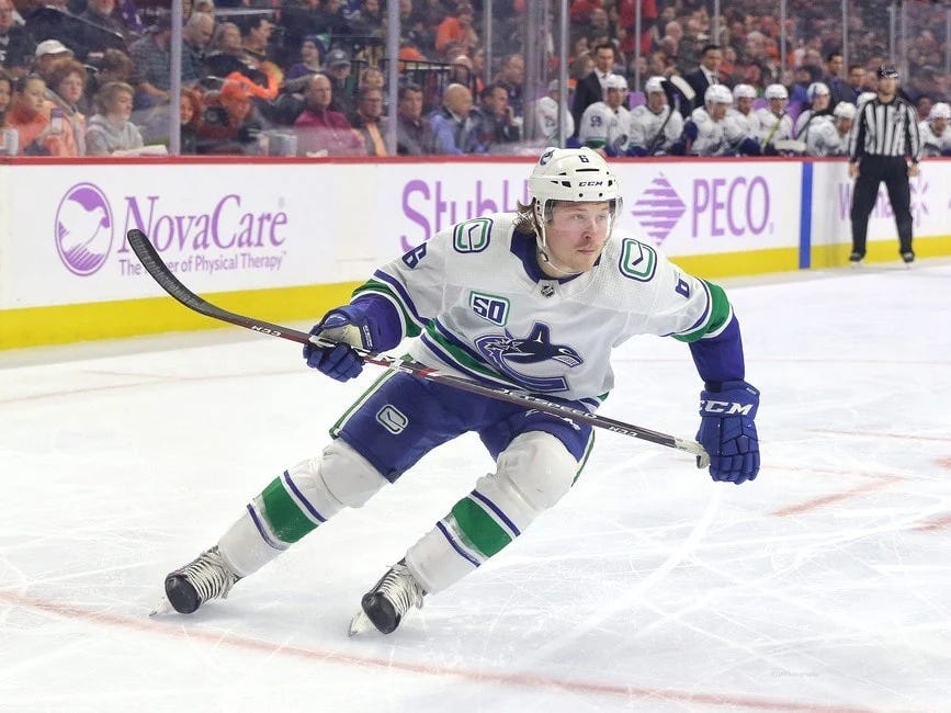 The Hockey Writers Daily - Yesterday’s Scores, Grading Connor Hellebuyck Trade, Brock Boeser Upset & Canadiens Need to Look to Laval