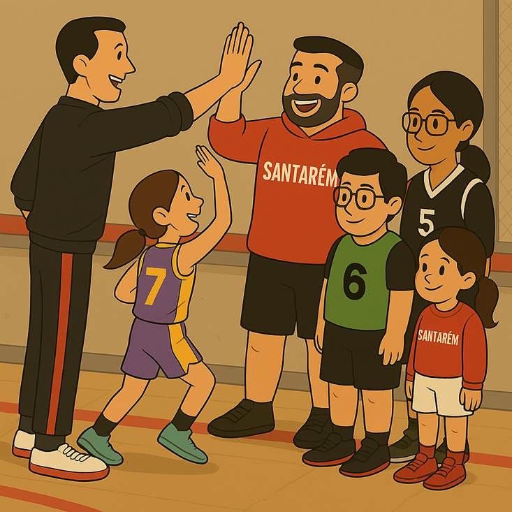 retire do equipamento vermelho a palavra Chillib e escreva Santarém