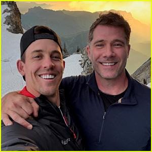 Hallmark Hunk Luke Macfarlane Just Climbed the Highest Mountain in Europe  with Partner Hig Roberts! - IMDb