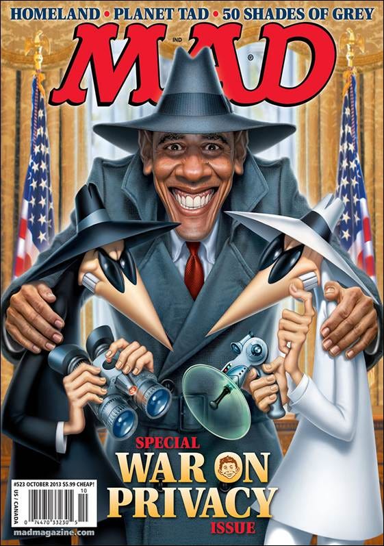 MAD's "War on Privacy" Cover | Mad Magazine