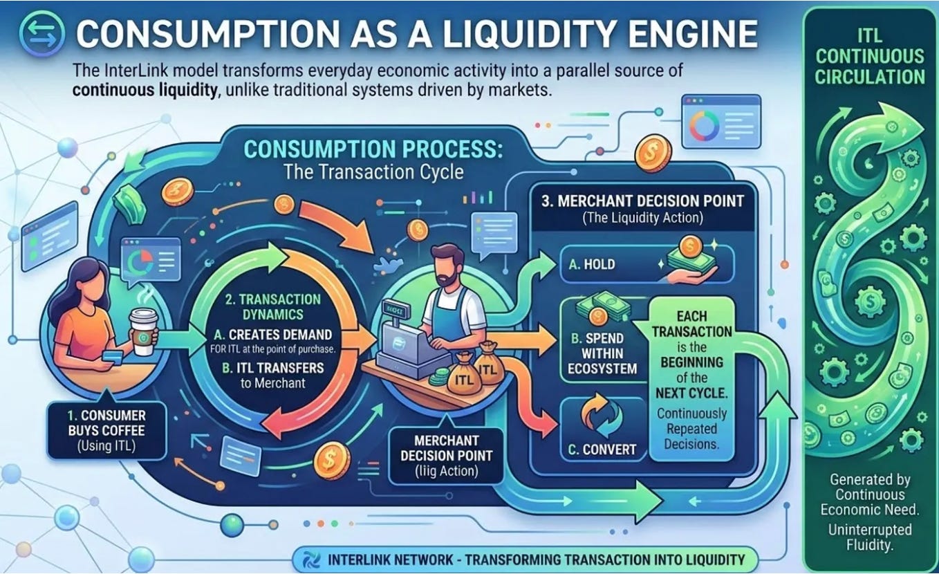 Liquidity is not injected. It is generated by economic activity.