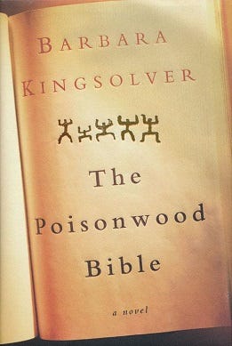 Book cover of The Poisonwood Bible by Barbara Kingsolver, used as a literary anchor for discussing evolutionary fitness and the survival of divergent traits.