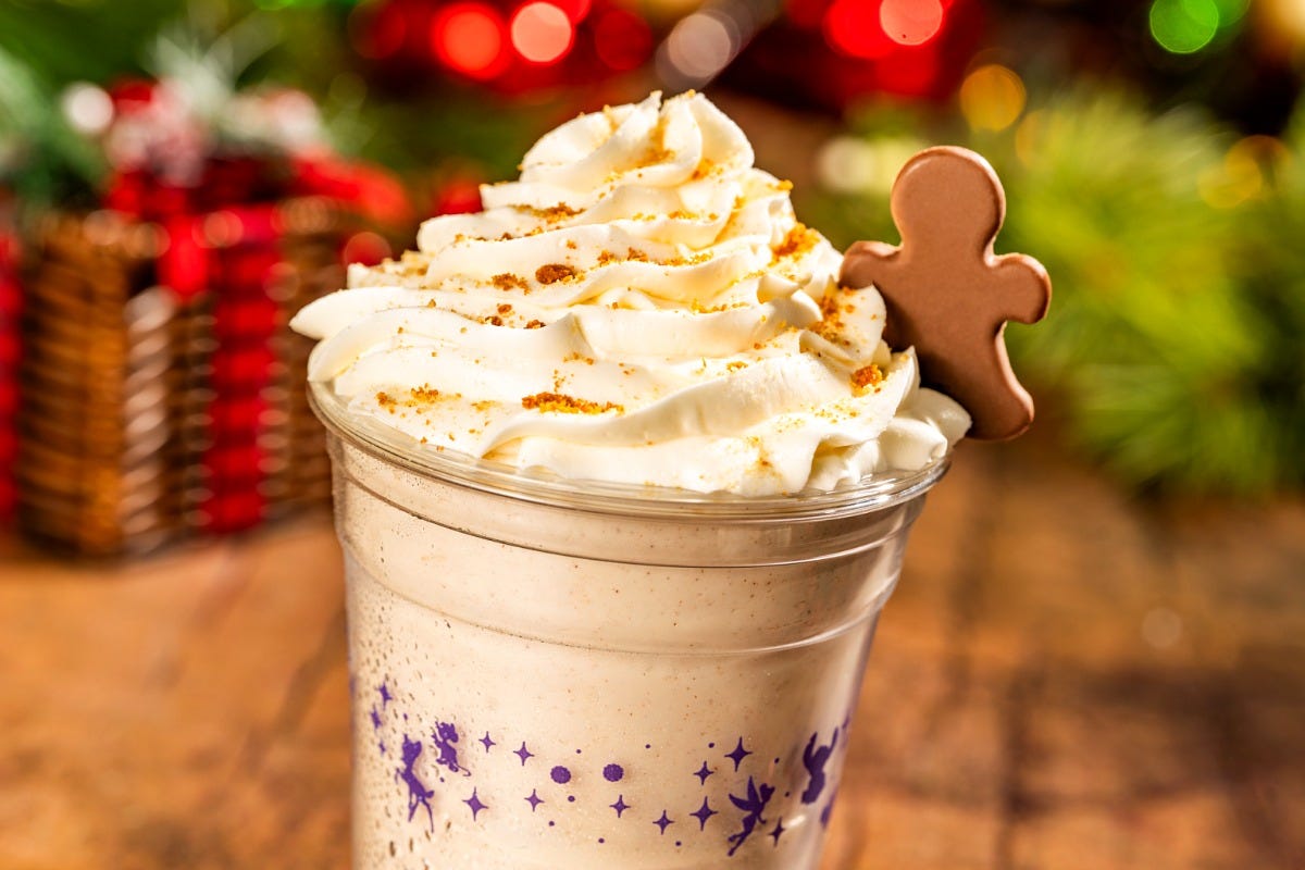 The Gingerbread Milkshake at Plaza Ice Cream Parlor. Image: Disney The Gingerbread Milkshake at Plaza Ice Cream Parlor. Image: Disney