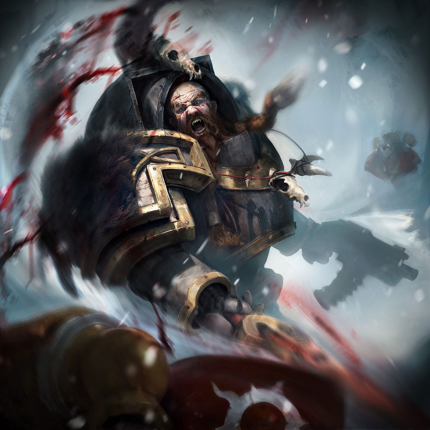 Space Wolf Praetor Cataphractii by Daniel Batista Space Wolf Praetor Cataphractii by Daniel Batista
