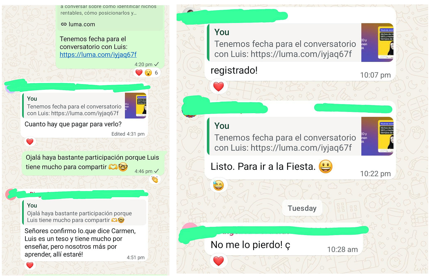 Invitado conversatorio nichos SEO Invitado conversatorio nichos SEO