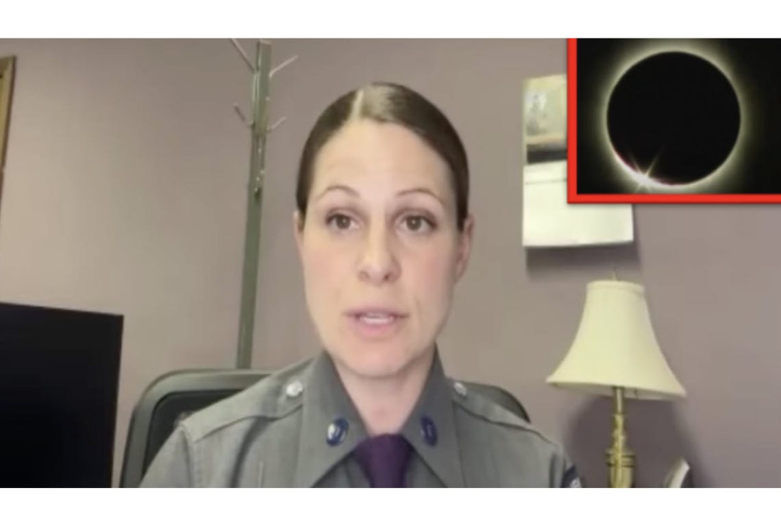 New York State Police Warn about Coming Eclipse on April 8 New York State Police Warn about Coming Eclipse on April 8