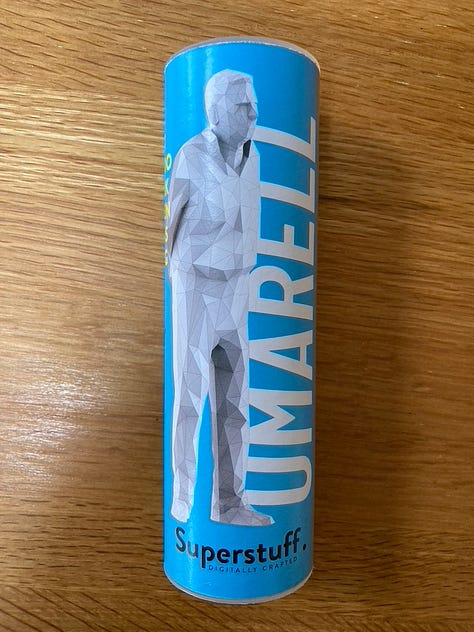 Image of small 3-D printed umarell figure