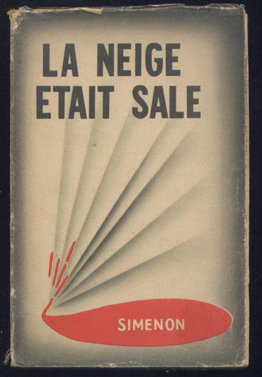 Georges Simenon, 'The Stain on the Snow' (1948)